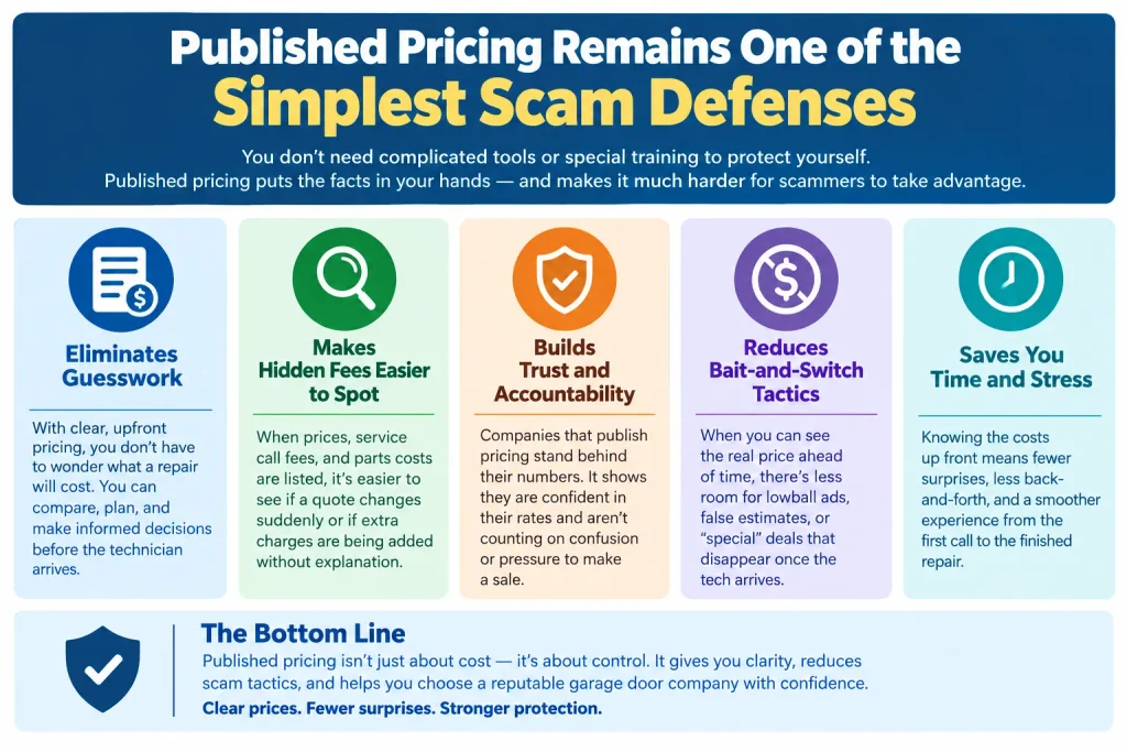 Published Pricing Remains One of the Simplest Scam Defenses