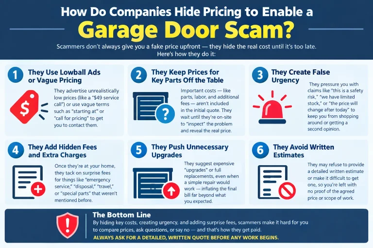 How Do Companies Hide Pricing to Enable a Garage Door Scam?
