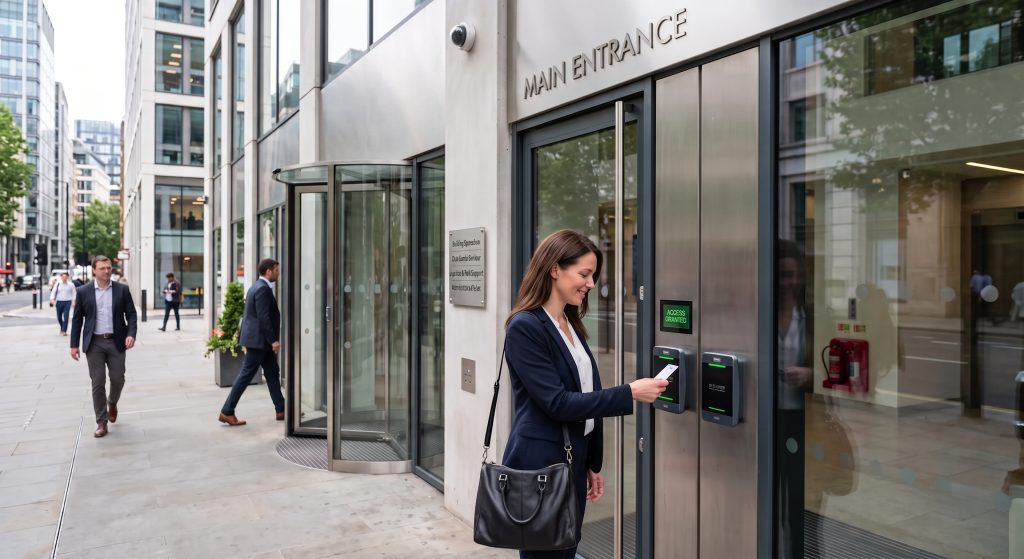 generate an image of keycard access control system